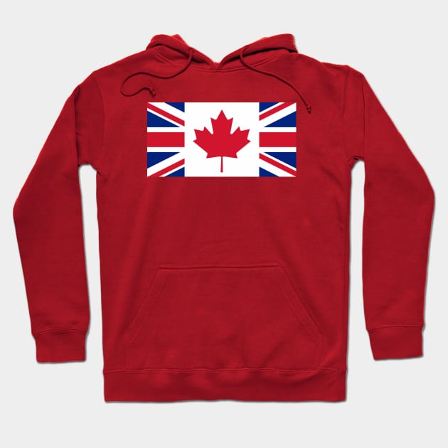 Canada - U.K. Flag Mashup Hoodie by phneep